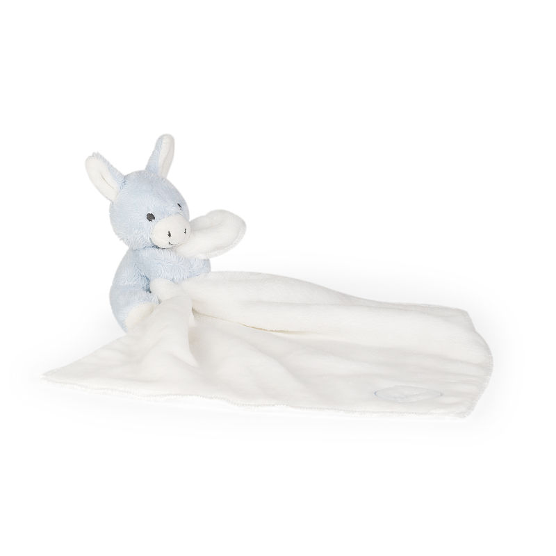  les amis babies baby comforter blue donkey  